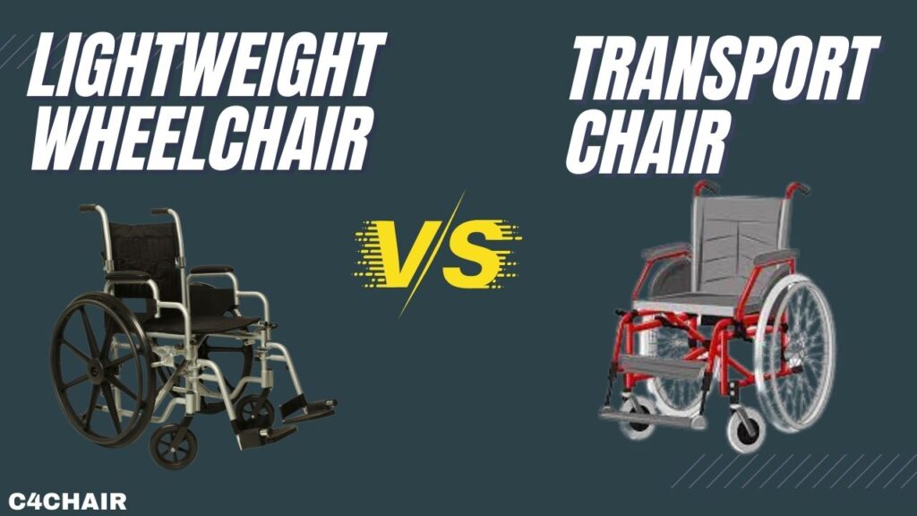 Lightweight Wheelchair VS Transport Chair